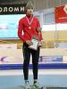 Даниил Беляев | Награждение - Юниоры (1500 метров) (Финал Кубка России по конькобежному спорту 2014)