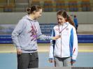 Ольга Белякова и Эмина Малагич | Награждение - 1500 метров (Чемпионат России по шорт-треку 2014)