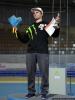 Евгений Козулин | Награждение - 1500 метров (Чемпионат России по шорт-треку 2014)