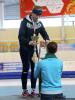 Кристина Трофимова | Награждение - Юниорки (500 метров) (Финал Кубка России по конькобежному спорту 2014)